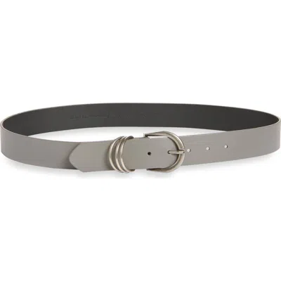Melrose And Market Mae Triple Keeper Belt In Grey Excalibur