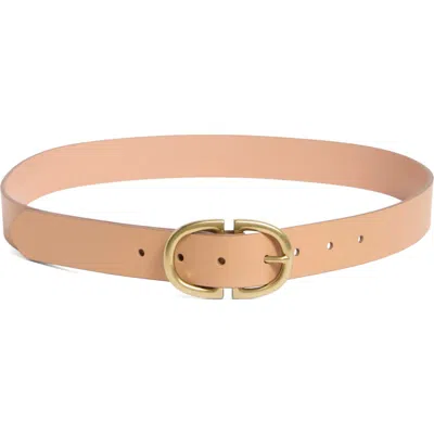 Melrose And Market Melrose & Market Double Buckle Leather Belt In Brown