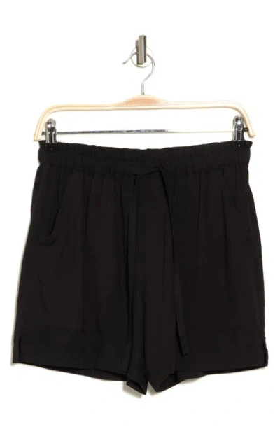 Melrose And Market Paperbag Utility Shorts In Black