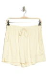 Melrose And Market Paperbag Utility Shorts In Ivory Dove