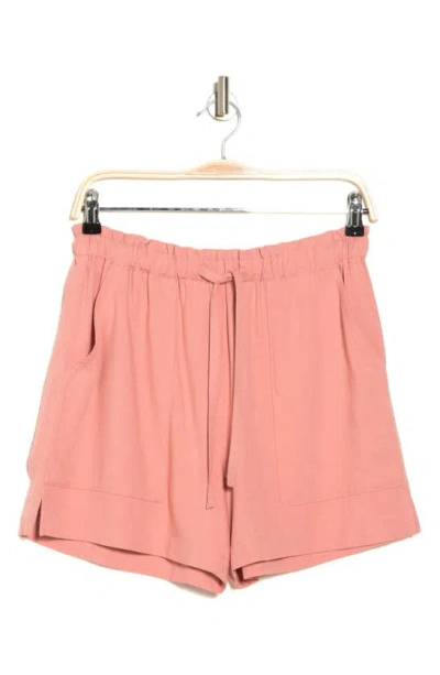 Melrose And Market Paperbag Utility Shorts In Pink Dawn