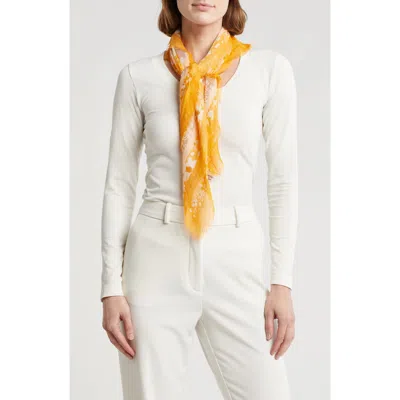 Melrose And Market Patchwork Square Scarf In Yellow