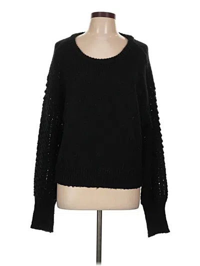 Pre-owned Melrose And Market Pullover Sweater In Black
