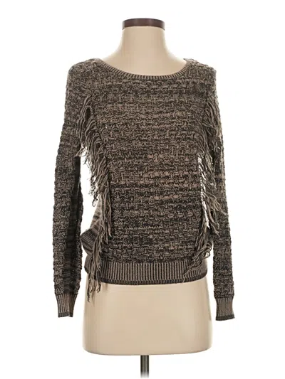Pre-owned Melrose And Market Pullover Sweater In Brown