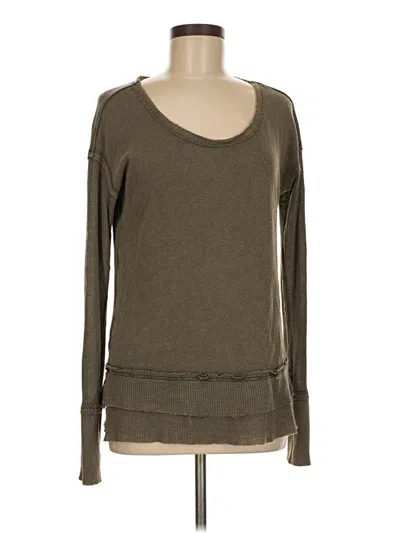 Pre-owned Melrose And Market Pullover Sweater In Brown