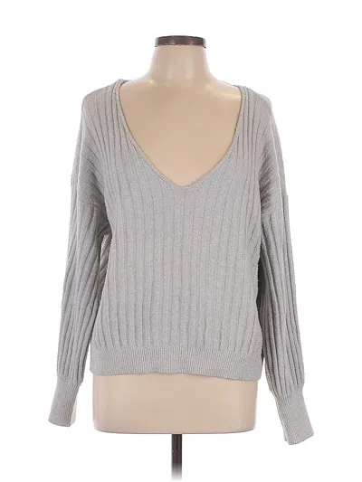Pre-owned Melrose And Market Pullover Sweater In Gray