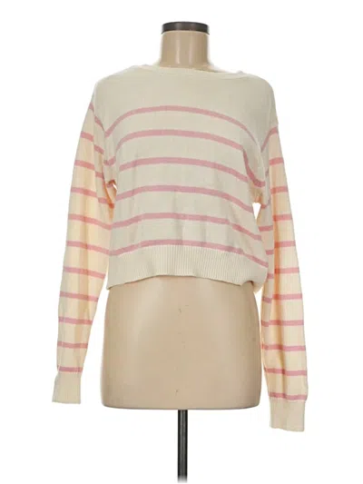 Pre-owned Melrose And Market Pullover Sweater In Pink