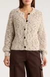 Melrose And Market Relaxed Popcorn Cardigan In Neutral