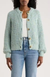 Melrose And Market Relaxed Popcorn Cardigan In Blue