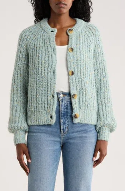 Melrose And Market Relaxed Popcorn Cardigan In Blue
