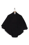 Melrose And Market Rib Knit Cocoon Cardigan In Black