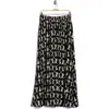 Melrose And Market Romantic Maxi Skirt In Black