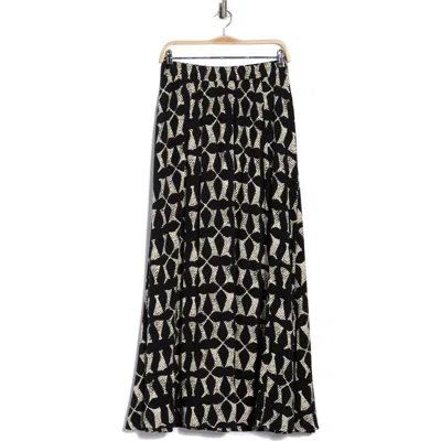 Melrose And Market Romantic Maxi Skirt In Black