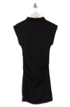 Melrose And Market Ruched Knit Minidress In Black