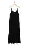 Melrose And Market Ruffle Hem Gauze Maxi Slipdress