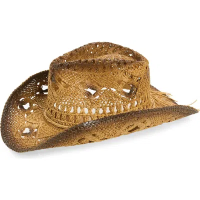 Melrose And Market Rustic Dtraw Cowboy Hat In Neutral
