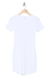 Melrose And Market Short Sleeve Crewneck Mini Dress In White