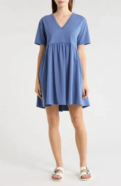 Melrose And Market Short Sleeve Knit Swing Dress In Pattern