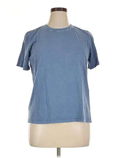 Pre-owned Melrose And Market Short Sleeve T-shirt In Blue