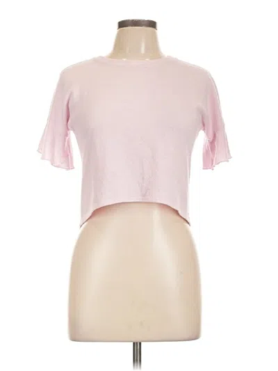 Pre-owned Melrose And Market Short Sleeve T-shirt In Pink
