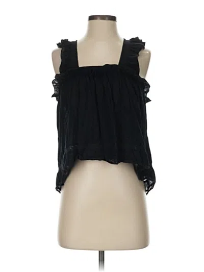 Pre-owned Melrose And Market Sleeveless Blouse In Black