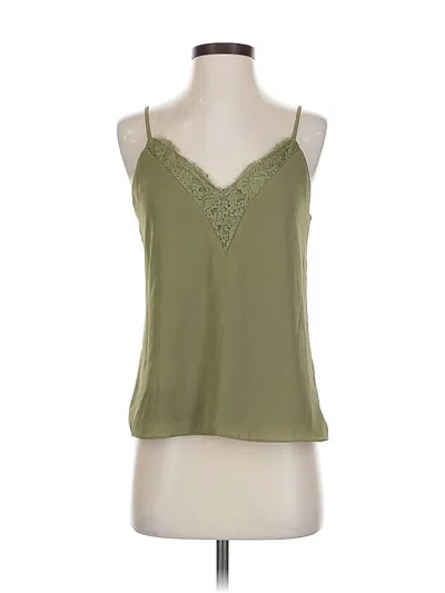 Pre-owned Melrose And Market Sleeveless Blouse In Green