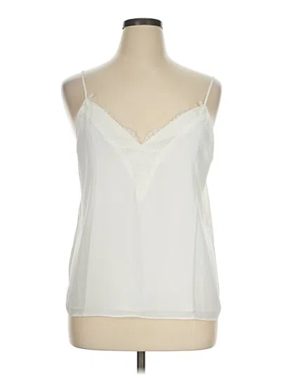 Pre-owned Melrose And Market Sleeveless Blouse In Ivory