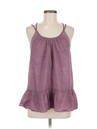 Pre-owned Melrose And Market Sleeveless Blouse In Purple