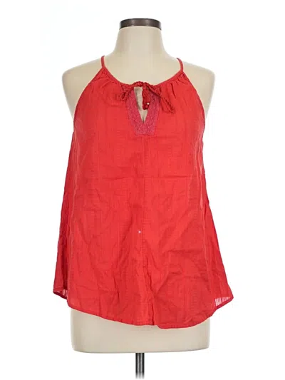Pre-owned Melrose And Market Sleeveless Blouse In Red