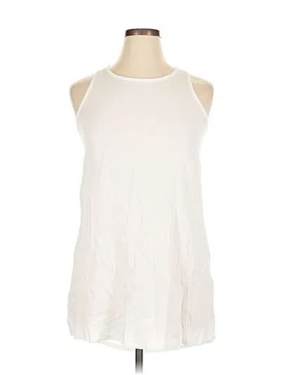 Pre-owned Melrose And Market Sleeveless Blouse In White
