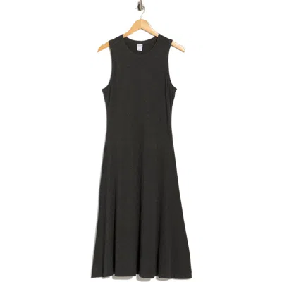 Melrose And Market Sleeveless Cotton Jersey Midi Dress In Gray