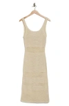 Melrose And Market Sleeveless Open Stitch Sweater Dress In Ivory Dove