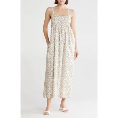Melrose And Market Square Neck Maxi Dress