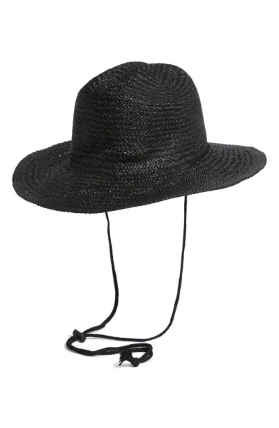 Melrose And Market Straw Cowboy Hat In Black
