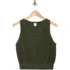 Melrose And Market Sweater Tank In Olive Kalamata