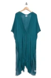 Melrose And Market Transitional Ruana In Blue