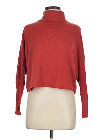Pre-owned Melrose And Market Turtleneck Sweater In Red