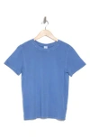 Melrose And Market Washed Cotton Crewneck T-shirt In Blue Beyond