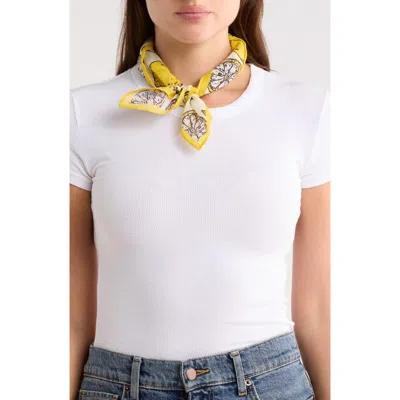 Melrose And Market Western Icon Bandana Scarf In Gold
