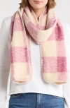Melrose And Market Whipstitch Plaid Scarf In Multi
