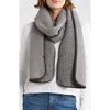 Melrose And Market Whipstitch Scarf In Gray