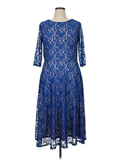 Pre-owned Melrose Cocktail Dress In Blue