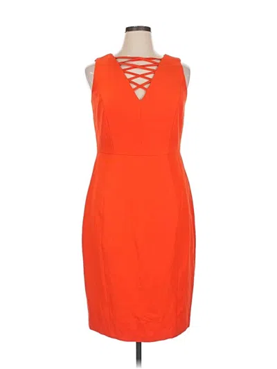 Pre-owned Melrose Cocktail Dress In Orange
