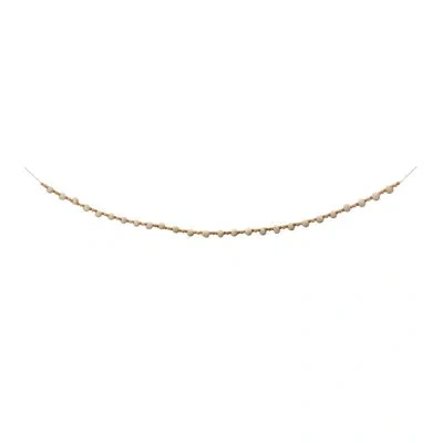 Melrose International 5'8" Chain Novelty Garland In Tan,white
