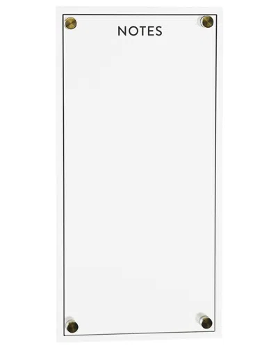 MELROSE INTERNATIONAL MELROSE INTERNATIONAL ACRYLIC DRY ERASE NOTES BOARD