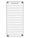 Melrose International Acrylic Dry Erase To-do List In White