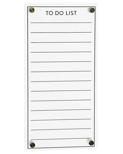MELROSE INTERNATIONAL MELROSE INTERNATIONAL ACRYLIC DRY ERASE TO-DO LIST