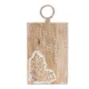 Melrose International Autumn Mango Wood Cutting Board (set Of 2) - Brown, White