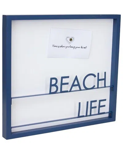 Melrose International Beach Life Magnetic Memo Board In Blue