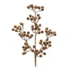 Melrose International Beaded Berry Spray (set Of 6) - Gold